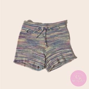 Summer Shorts Fabric Illusion Tied In Front With Cord / Forever 21